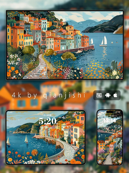Coastal Town Tales Wallpaper Collection #132